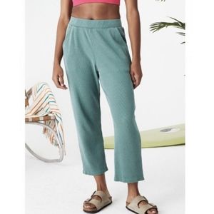 Back beat co hemp ribbed pants in foliage EUC